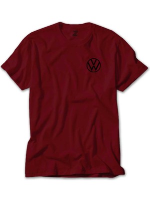 Z zepplin Volkswagen New Black Logo Kırmızı Tişört