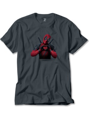 Z zepplin Deadpool Love Füme Tişört