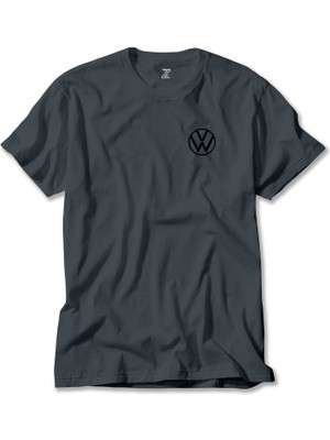 Z zepplin Volkswagen New Black Logo Füme Tişört