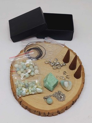 Yaşam Tohumu Amazonit Taşı Hediyelik - Kutulu Doğaltaş Başlangıç Seti (56008)