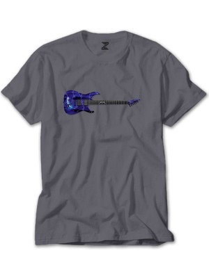 Wakha Metallica Ride The Lightning Guitar Gri Tişört