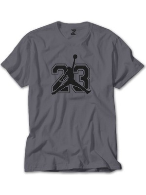 Wakha Jordan Black 23 Gri Tişört