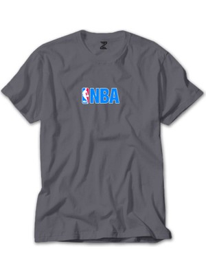 Wakha Nba Logo Gri Tişört