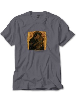 Wakha Batushka Panihida Gri Tişört