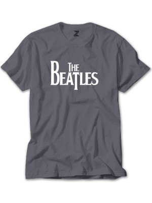 Wakha The Beatles Logo Gri Tişört