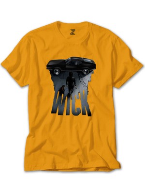 Wakha John Wick Car Sarı Tişört