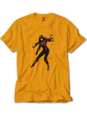 Wakha Diablo 3 Female Demon Hunter Sarı Tişört