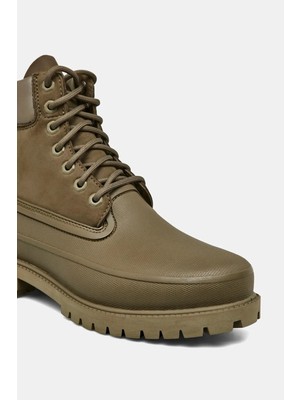 Timberland Heritage 6 In Waterproof Boot Olive Nubuck