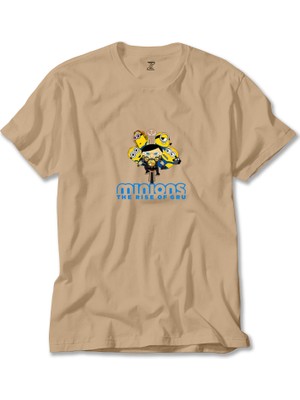 Z zepplin Minions Ride Bikes Krem Tişört