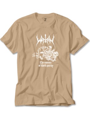 Z zepplin Watain The Essence Of Black Purity Krem Tişört