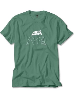 Z zepplin Arctic Monkeys Girl Yeşil Tişört