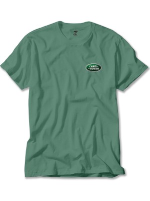 Z zepplin Land Rover Logo Yeşil Tişört