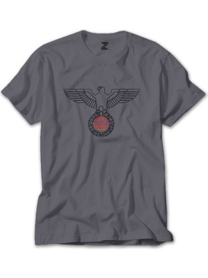 Z zepplin Rammstein Eagle Gri Tişört
