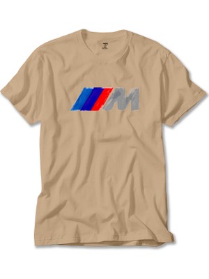 Z zepplin Bmw M Power Brush Krem Tişört