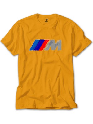 Z zepplin Bmw M Power Brush Sarı Tişört