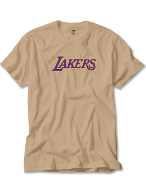 Z zepplin Los Angeles Lakers Krem Tişört