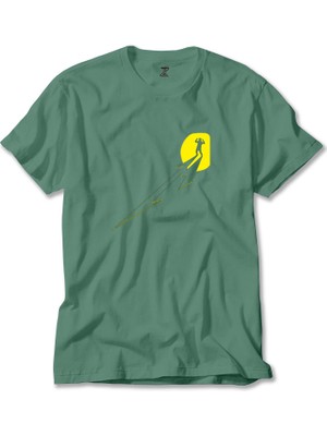 Z zepplin Metallica Lux Æterna Man Yeşil Tişört