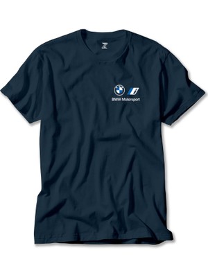 Z zepplin Bmw New Logo Motorsports Lacivert Tişört