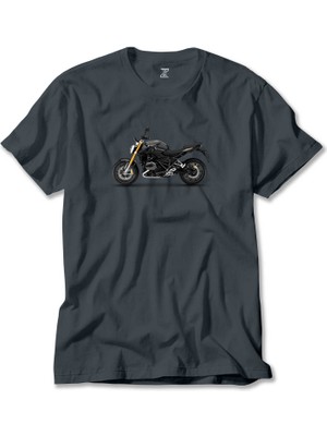 Z zepplin Bmw R1200R Füme Tişört