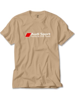 Z zepplin F1 Audi Formula One Krem Tişört