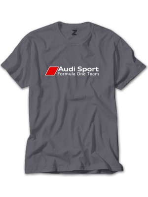 Z zepplin F1 Audi Formula One Gri Tişört