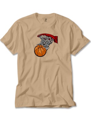 Z zepplin Basketball Hoop Krem Tişört