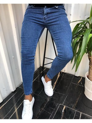 Wamoss 2025 Battal Beden Skinny Kot Pantolon