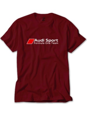 Z zepplin F1 Audi Formula One Kırmızı Tişört