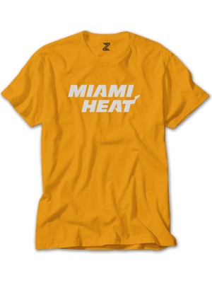 Z zepplin Miami Heat White Sarı Tişört
