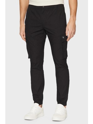 Calvin Klein Streç Pamuklu Skinny Fit Normal Bel Jogger Pantolon J30J327614BEH Erkek Pantolon J30J327614 Beh