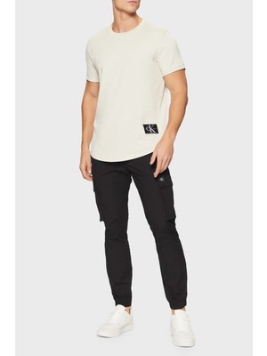 Calvin Klein Streç Pamuklu Skinny Fit Normal Bel Jogger Pantolon J30J327614BEH Erkek Pantolon J30J327614 Beh