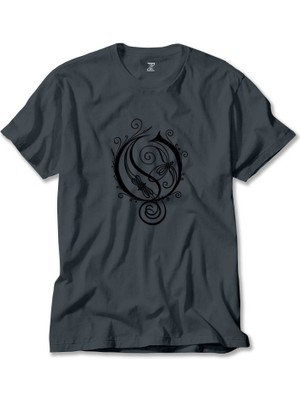 Z zepplin Opeth Type Füme Tişört
