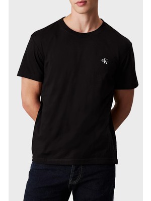 Calvin Klein Pamuklu Regular Fit Bisiklet Yaka 2 Pack T Shirt J30J3201990GM Erkek T Shirt J30J320199 0gm