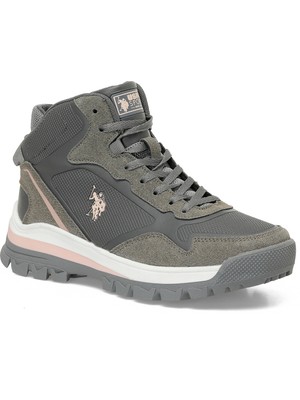 U.S. Polo Assn. Sagan Hı Wmn Glb 4pr Gri Kadın Outdoor Bot