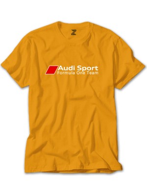 Z zepplin F1 Audi Formula One Sarı Tişört