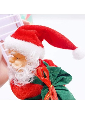 Mundo Venta Yılbaşı Noel Baba Figürü Merdivene Tırmanan Noel Baba (Yurt Dışından)