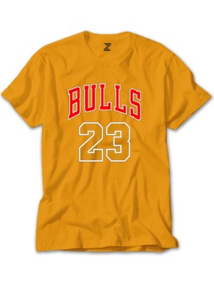 Z zepplin Chicago Bulls 23 Sarı Tişört