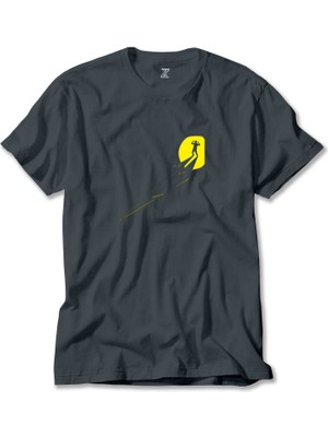 Z zepplin Metallica Lux Æterna Man Füme Tişört