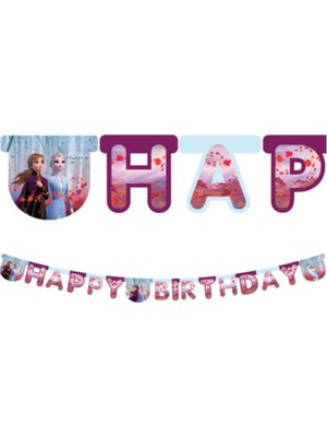 Frozen 2 Happy Birthday Harf Banner