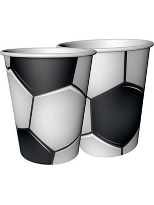 Futbol Partisi Karton Bardak 8'li