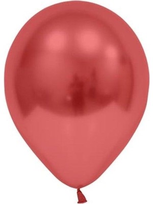 Krom Kırmızı Balon 50'li Paket