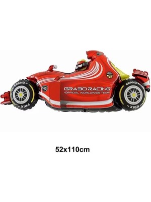 Formula Arabası Folyo Balon 52X110CM