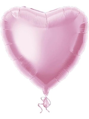 Pembe Kalp Folyo Balon 45CM