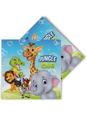 Jungle Club Peçete 16'lı