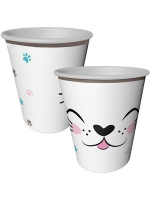 Miss Cat Karton Bardak 8'li