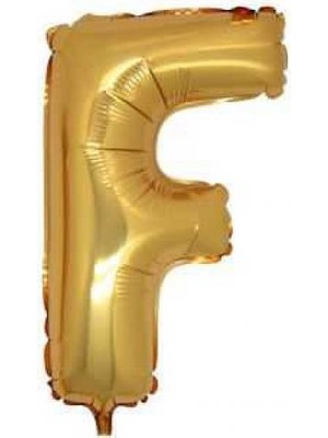 F Harf Folyo Balon Altın 100CM