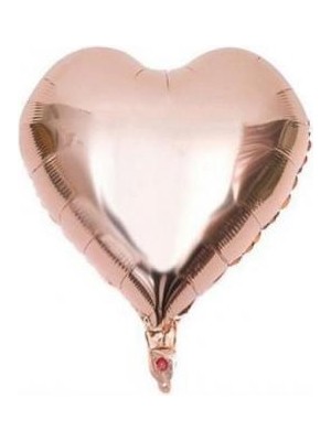 Rose Gold Kalp Folyo Balon 45CM