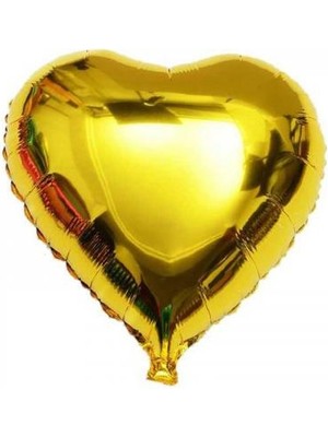 Altın Kalp Folyo Balon 45CM