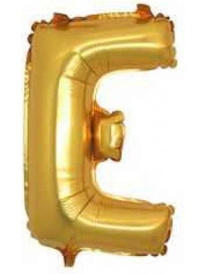 E Harf Folyo Balon Altın 40CM