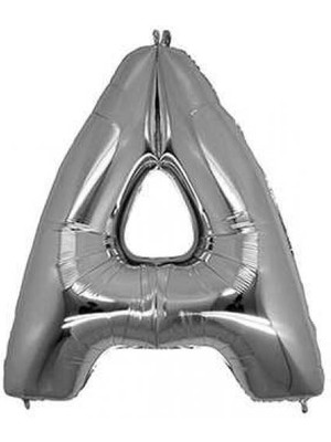 A Harf Folyo Balon Gümüş 40CM